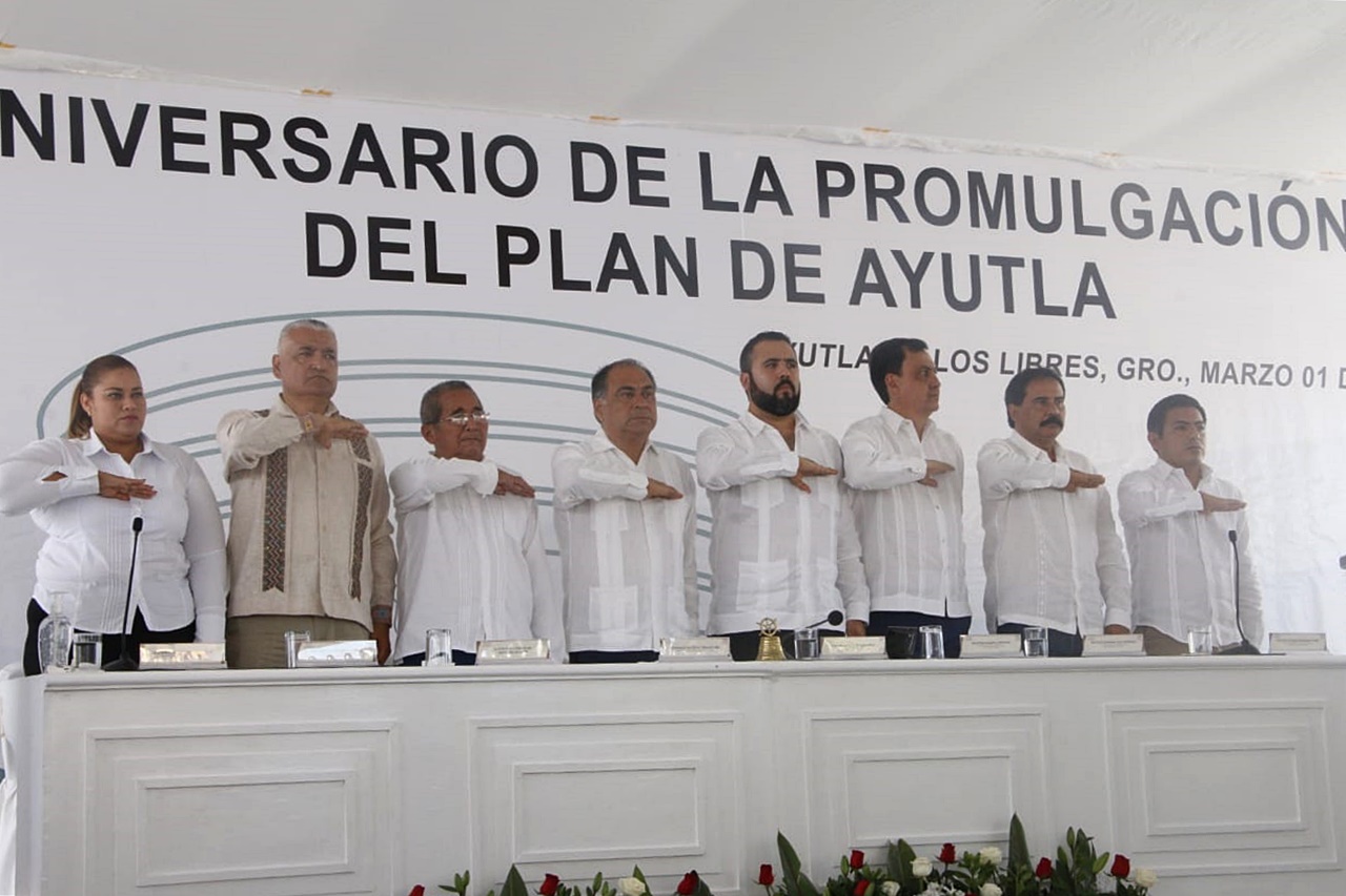 PACTO CONGRESO. Astudillo Flores y los 3 Niveles en la Conmemoración de la Sesión Solemne Plan de Ayutla 166 Aniversario con Juan N. Álvarez. Insta Catalán  Bastida a PACTO y el presidente promueva desarrollo en Municipios.