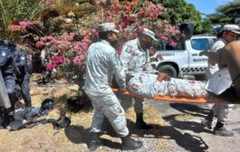 Terroristas dizque Ayotzi, Aventaron trailer como misil despreciando la vida de la GN e Inocentes.