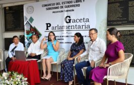 Intervención de la Diputada Citlali Calixto durante la presentación de la Gaceta Parlamentaria.