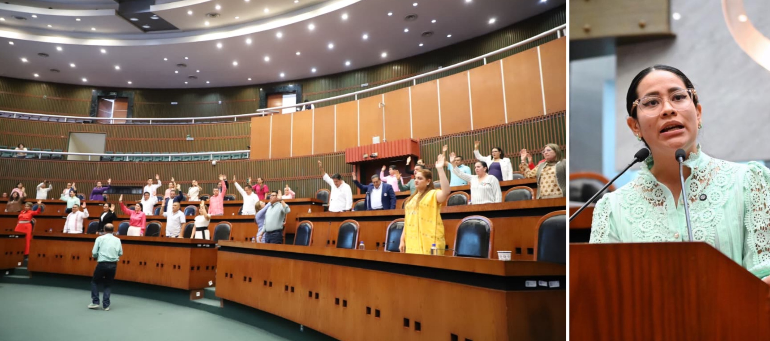 CONGRESO Aprueba Minuta para la Reducción de la Jornada Laboral. La diputada Gloria Citlali Calixto Jiménez resaltó dicha modificación es histórica.