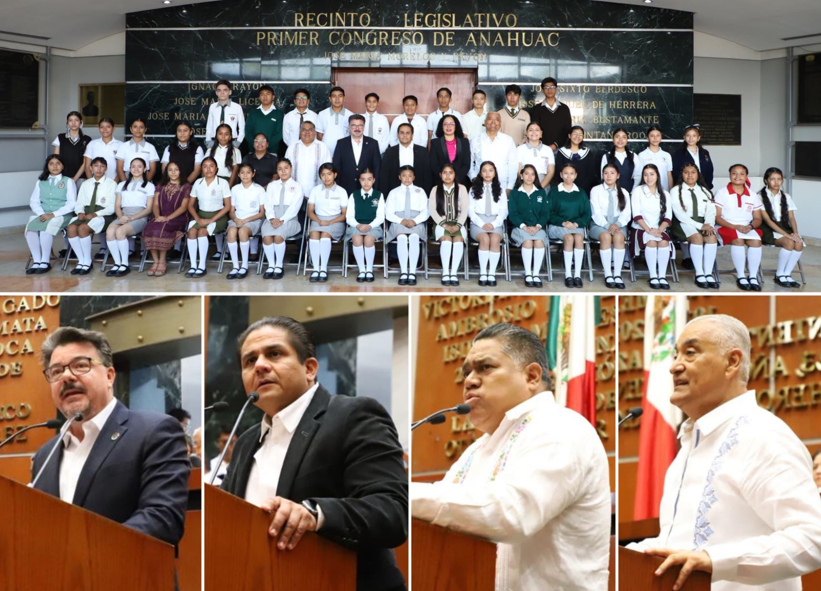 Parlamento Estudiantil por Educar para la Paz, la Igualdad de Género, el Medio Ambiente en Cultura de la Legalidad.