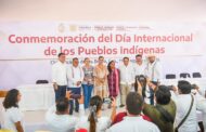 Acompañaron a Evelyn Salgado Pineda, Gobernadora; Los diputados Joaquín Badillo Escamilla y Alejandro Carabias Icaza; DÍA INTERNACIONAL DE LOS PUEBLOS INDÍGENAS.